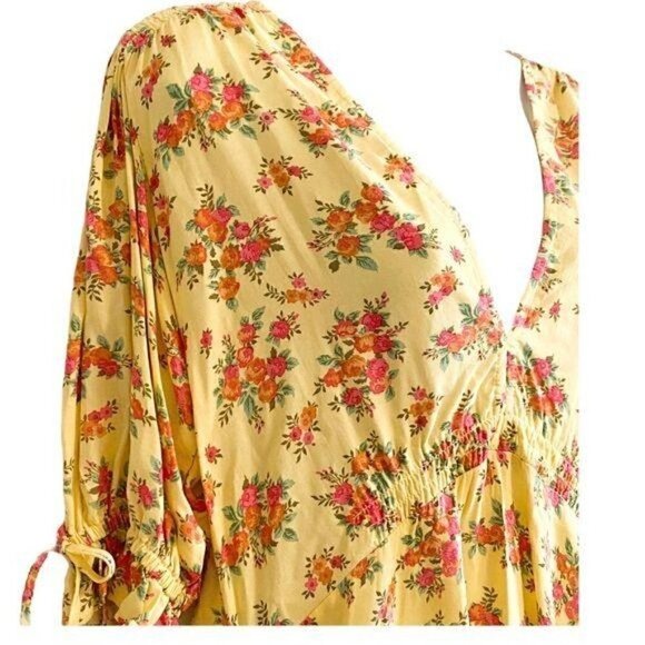 New Faithfull‎ the Brand Dress Tonia Mini Dress, SIZE US 8, Yellow - Picture 6 of 13